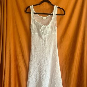Vintage Translucent White Gown